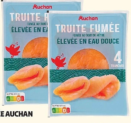Truite fumée Auchan