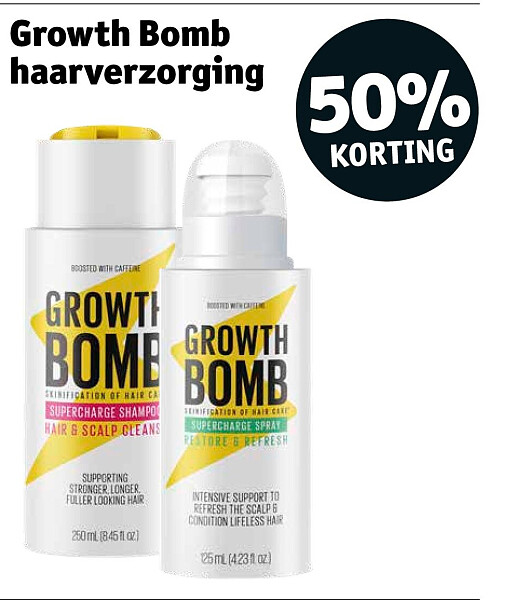 Growth Bomb haarverzorging