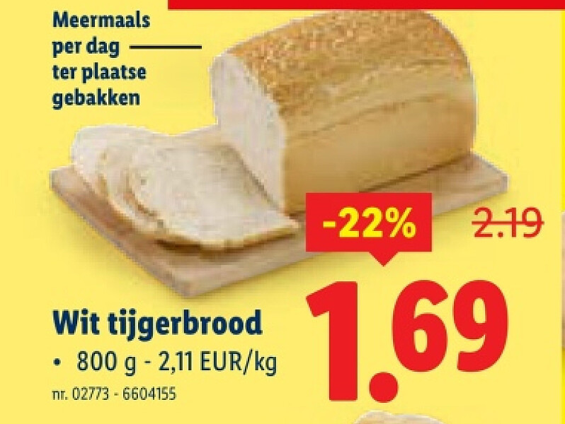 Wit tijgerbrood