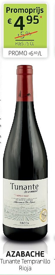 AZABACHE Tunante Tempranillo Rioja