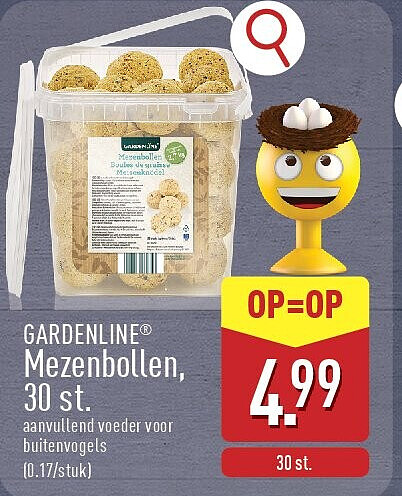 Mezenbollen, 30st.
