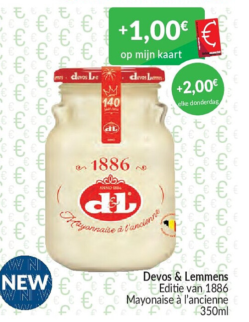 Devos & Lemmens Editie van 1886 Mayonaise à l’ancienne - 350ml