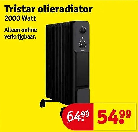 Tristar olieradiator