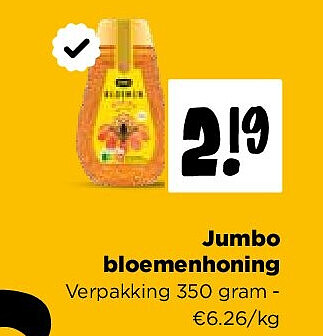 Jumbo bloemenhoning