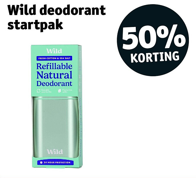 Wild deodorant startpak