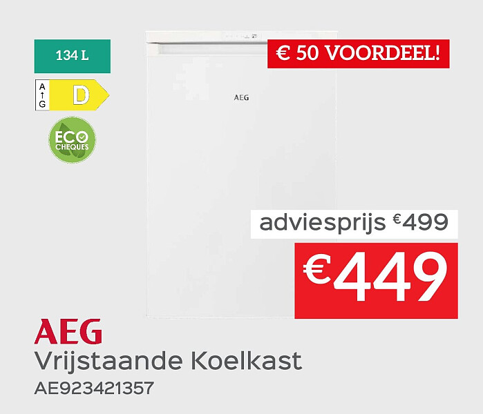 Vrijstaande Koelkast AE923421357