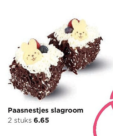 Paasnestjes slagroom