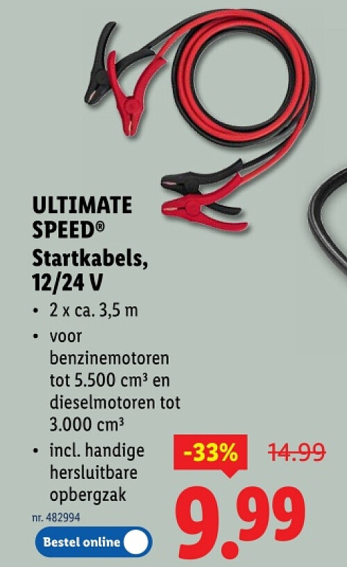 Startkabels, 12/24 V