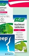 Slaap en rust producten van A. Vogel, MetaRelax, MetaSleep en Pukka