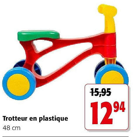 Trotteur en plastique