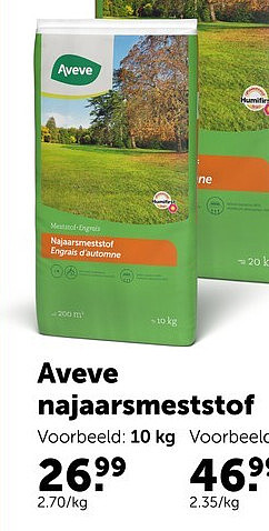 Aveve najaarsmeststof 10 kg