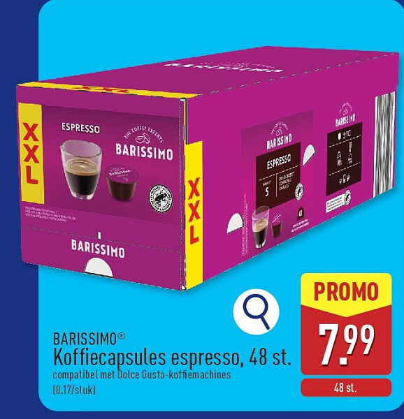 Koffiecapsules espresso, 48st.