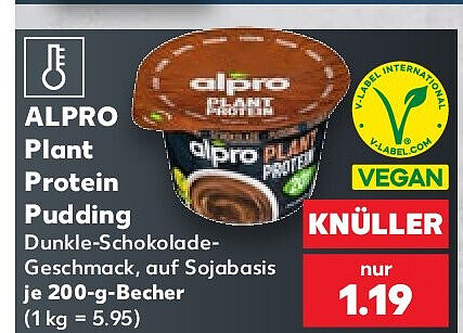 Plant Protein Pudding, 200-g-Becher