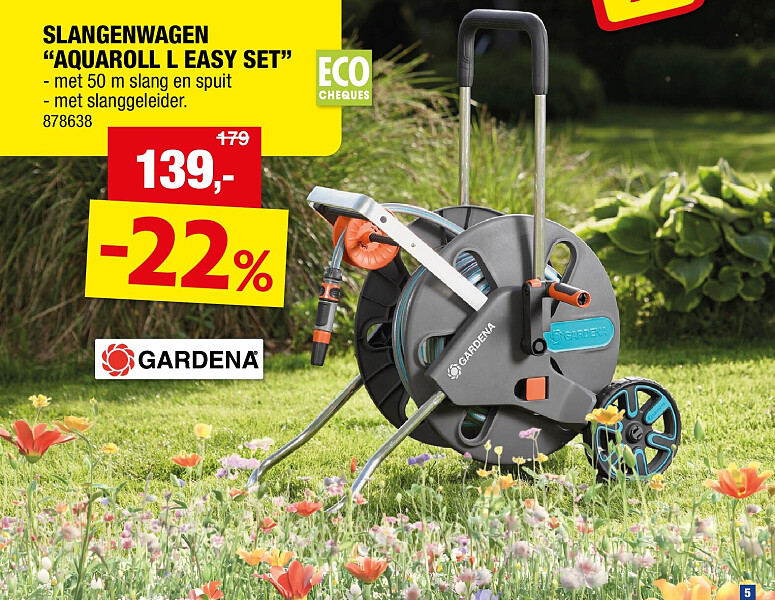 SLANGENWAGEN “AQUAROLL L EASY SET”