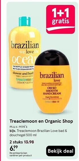 Treaclemoon en Organic Shop