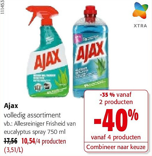 Ajax Allesreiniger Frisheid van eucalyptus spray 750 ml