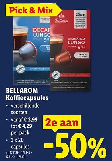 BELLAROM Koffiecapsules