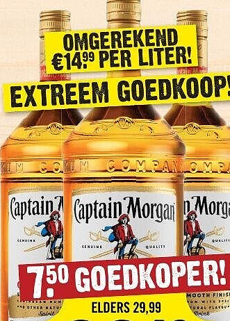 Captain Morgan Spiced Gold 1,5 liter