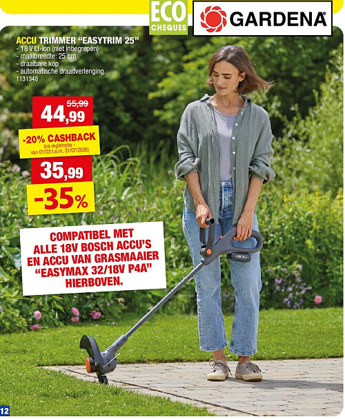 ACCU TRIMMER “EASYTRIM 25”