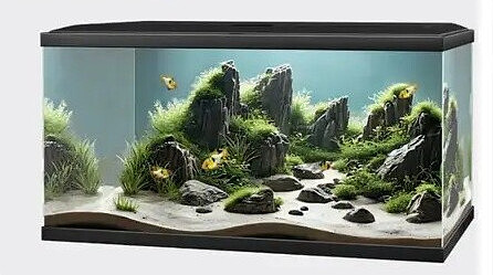 Tom&Co Aquarium Zwart - 58l