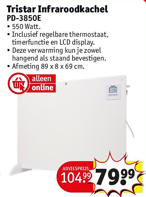 Tristar Infraroodkachel