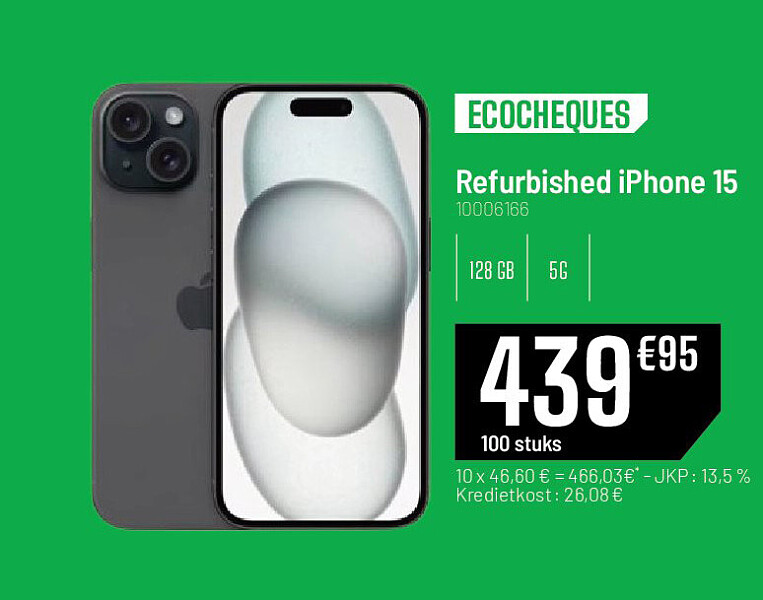 Refurbished iPhone 15