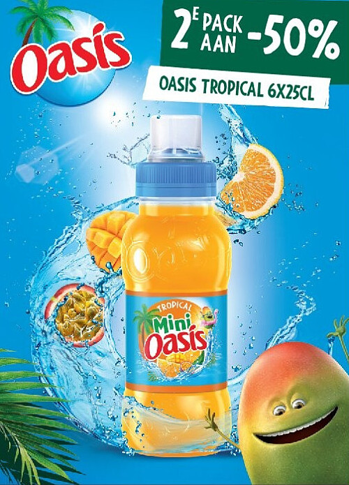 Oasis Tropical 6 x 25 cl
