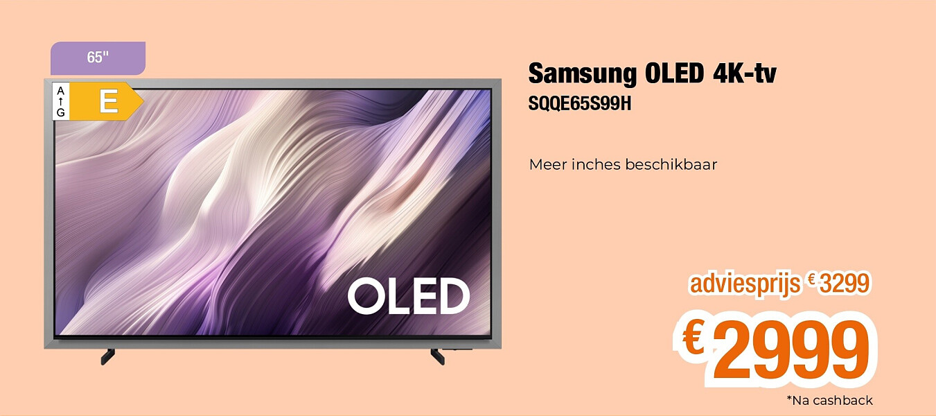 Samsung OLED 4K-tv SQQE65S99H