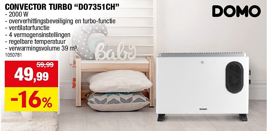 CONVECTOR TURBO “DO7351CH”
