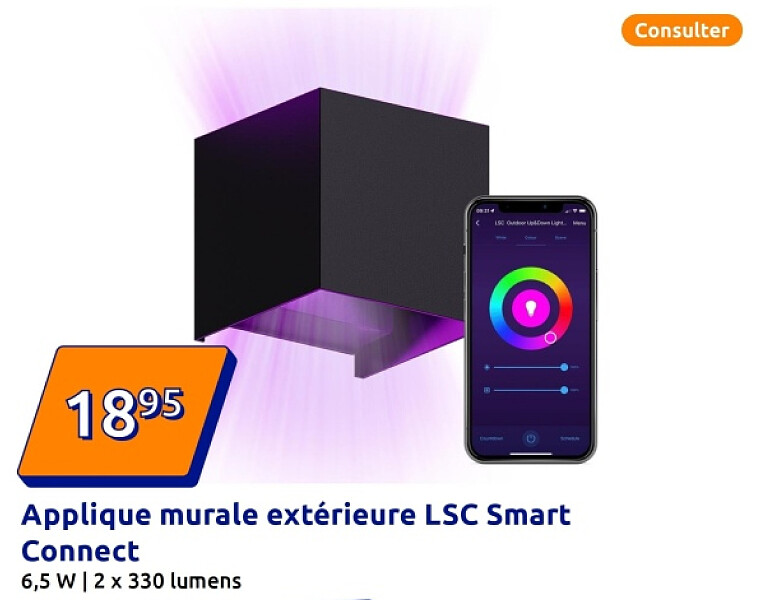 Applique murale extérieure LSC Smart Connect