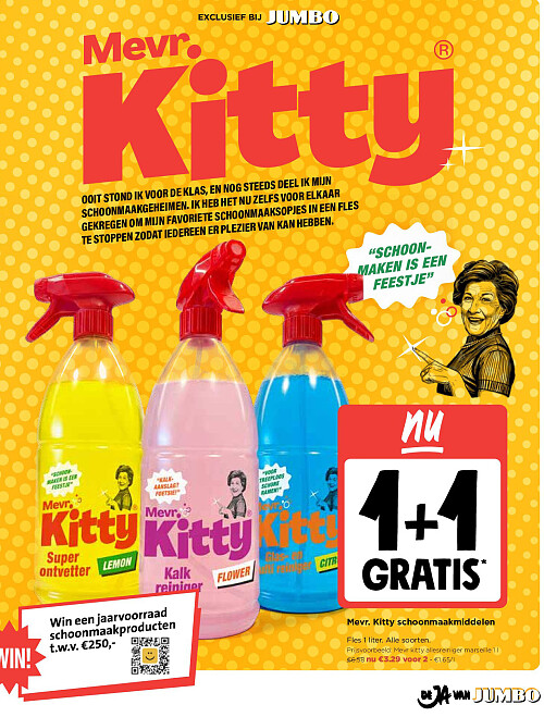 Mevr. Kitty schoonmaakmiddelen