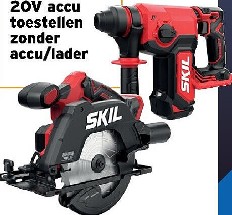 Skil 20V accu toestellen zonder accu/lader