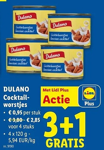 DULANO Cocktailworstjes