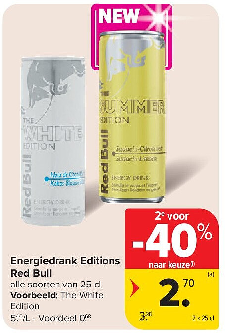 Energiedrank Editions Red Bull