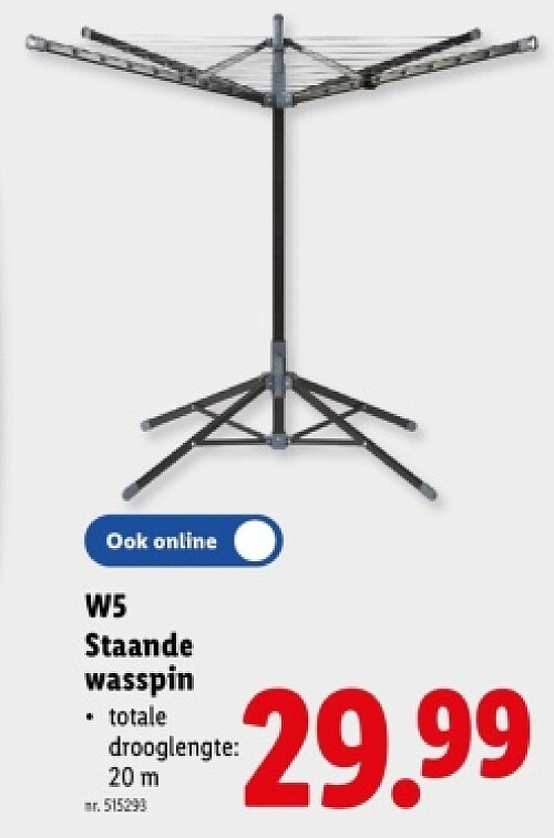 Staande wasspin