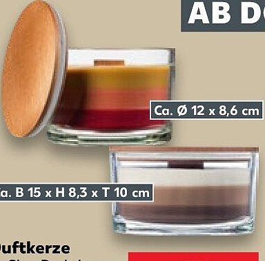Duftkerze im Glas