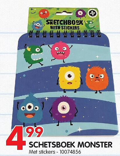 SCHETSBOEK MONSTER