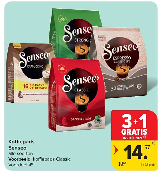 Koffiepads Senseo