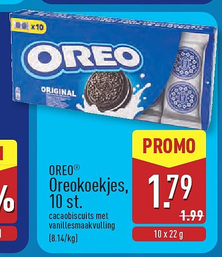 Oreokoekjes, 10st.