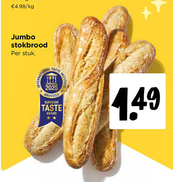 Jumbo stokbrood