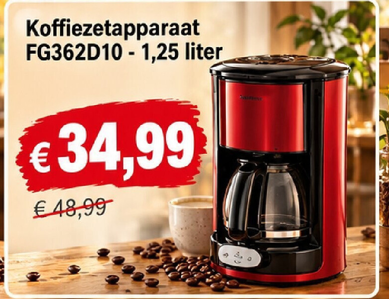 Koffiezetapparaat FG362D10 - 1,25 liter