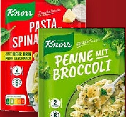 Knorr Spaghetteria, Activ Veggie oder Hüttenschmaus