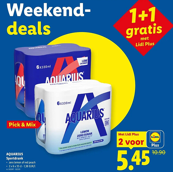 AQUARIUS Sportdrank