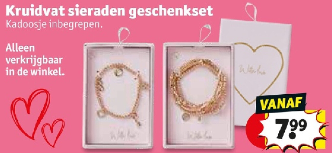 Kruidvat sieraden geschenkset