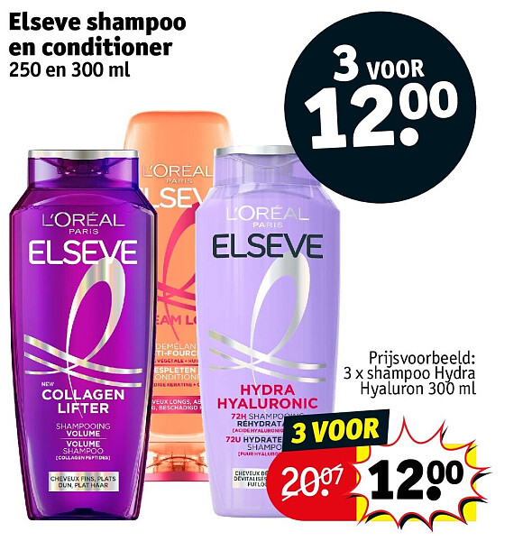 Elseve shampoo en conditioner