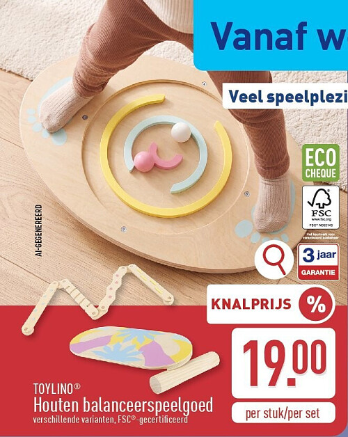 TOYLINO® Houten balanceerspeelgoed