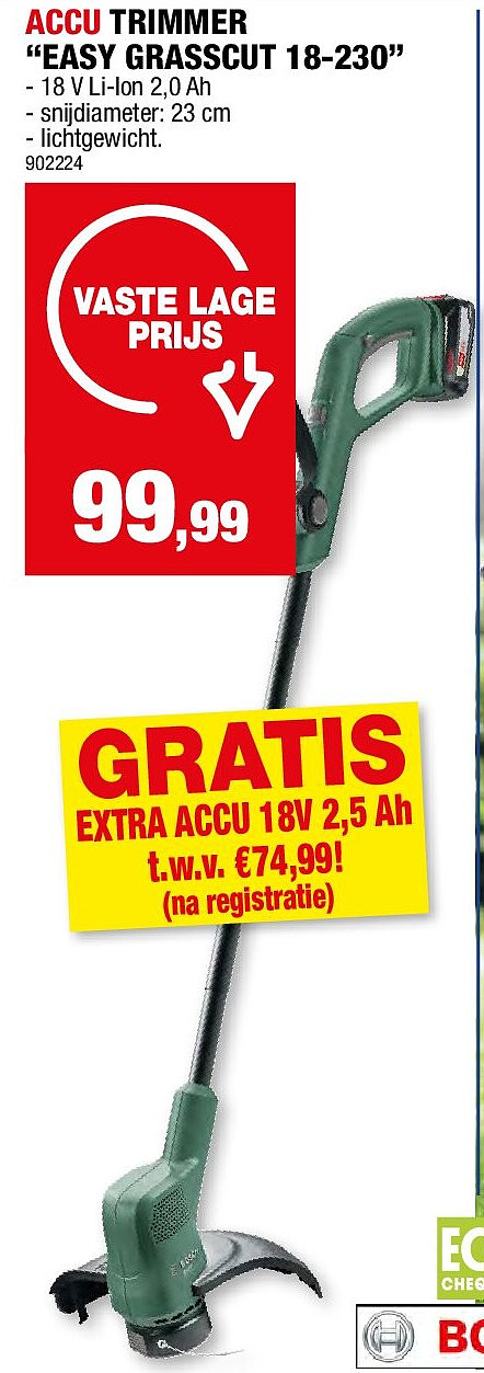 ACCU TRIMMER “EASY GRASSCUT 18-230”