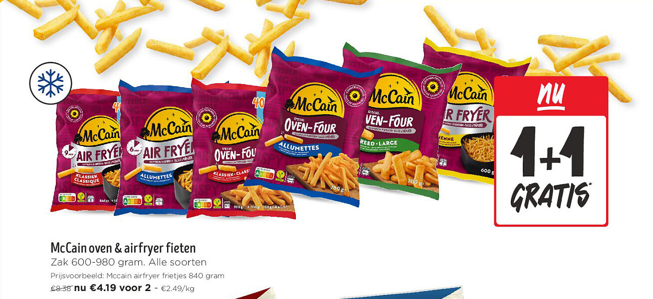 McCain oven & airfryer fieten