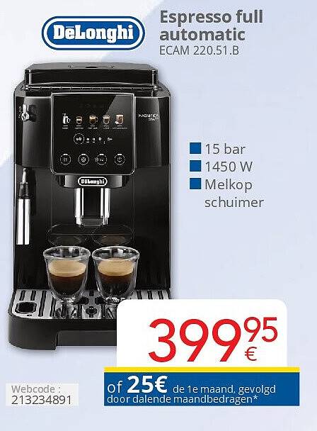 Espresso full automatic