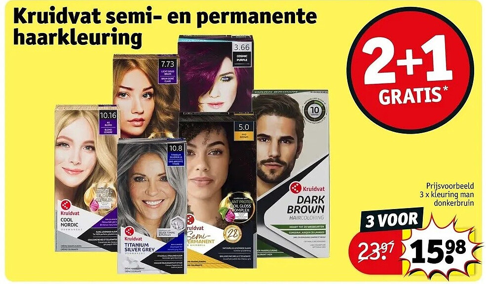 Kruidvat semi- en permanente haarkleuring